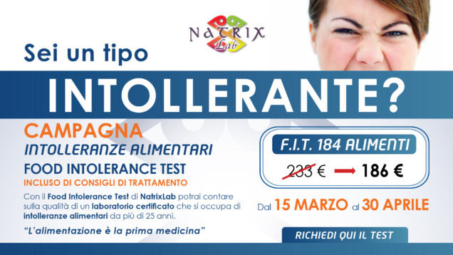 Test per le Intolleranze alimentari